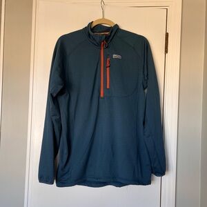 Blue Orvis Pullover